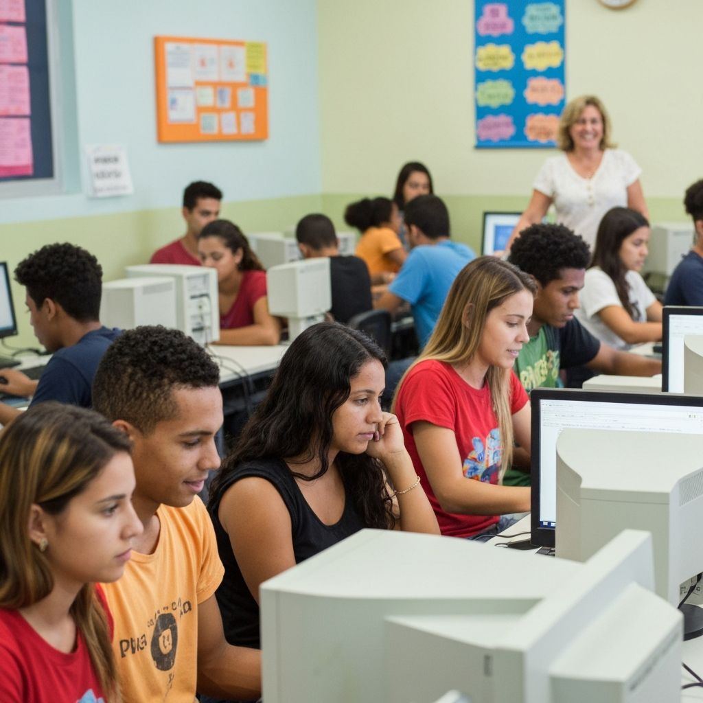 Jovens em capacitação no INAIS